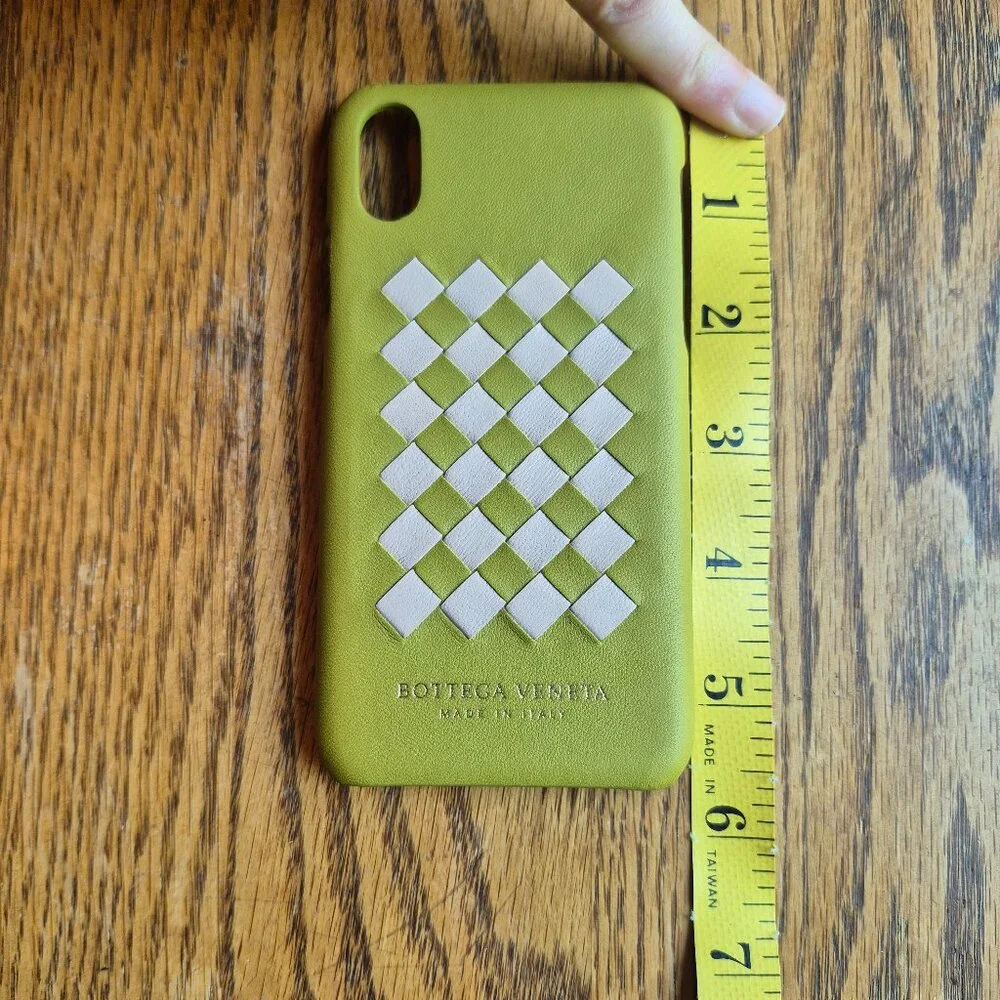 NIB Bottega Veneta Intrecciato Leather iPhone X Case in Chamomile Holiday Gifts